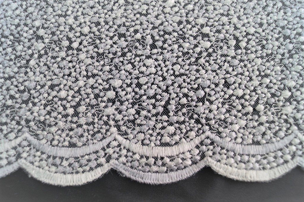 Ткань фатин (сетка) с вышивкой Blumarine